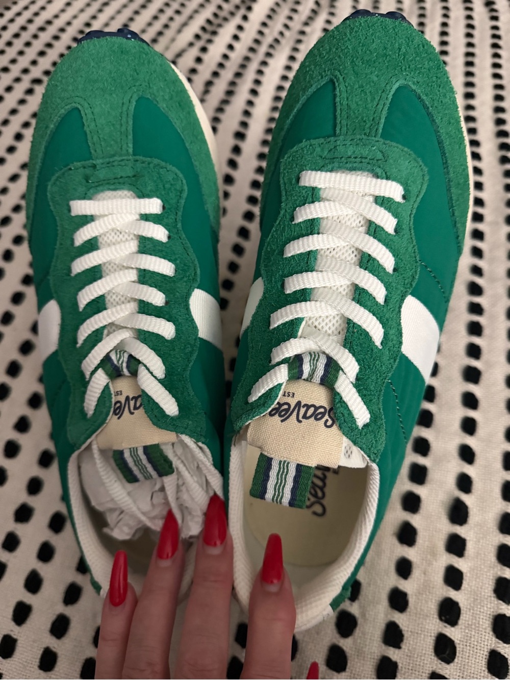 SeaVees “grass green” “Acorn” Women's Sneakers - Picture 6 of 8